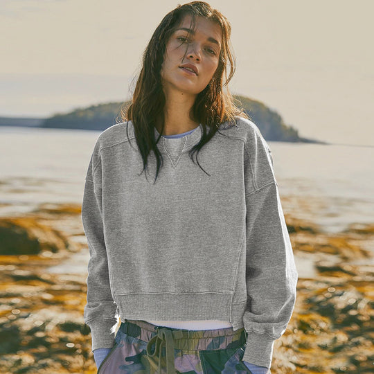 Damen Oversized Sweatshirt Heidi-Mode