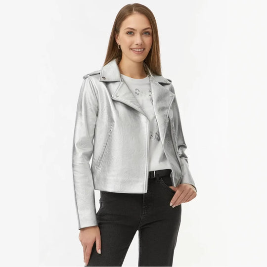 Damen Bikerjacke Heidi-Mode