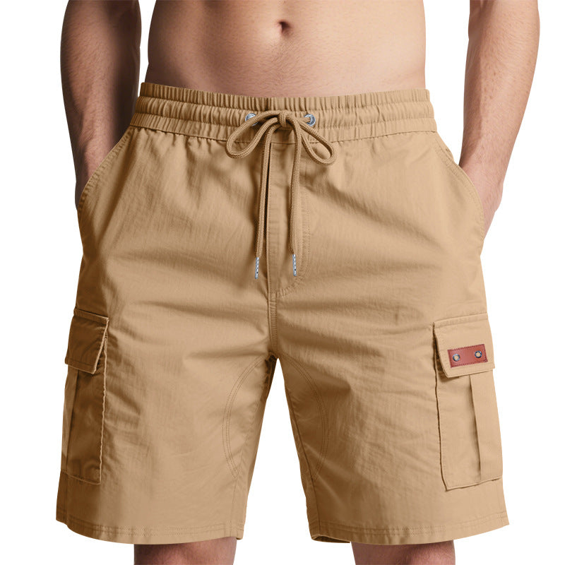 Herren Cargo-Shorts mit elastischem Bund und praktischen Taschen Heidi-Mode