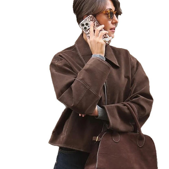 Damen Elegante Oversized-Jacke im lässigen Stil Heidi-Mode