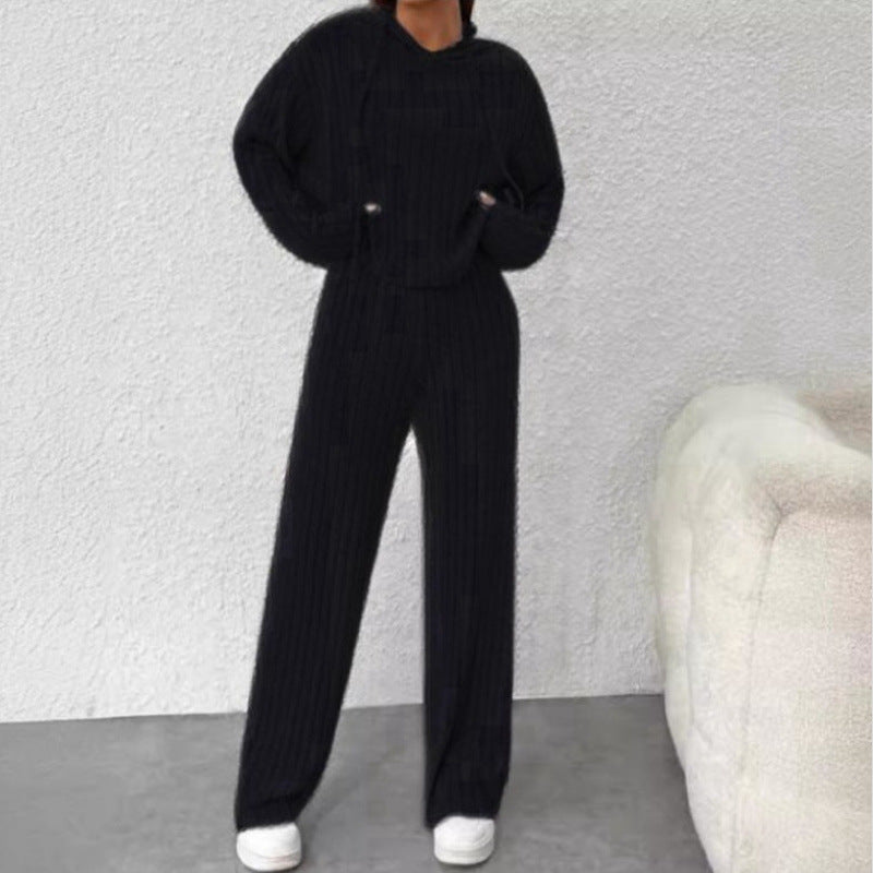 Damen lässiger Strickanzug Heidi-Mode