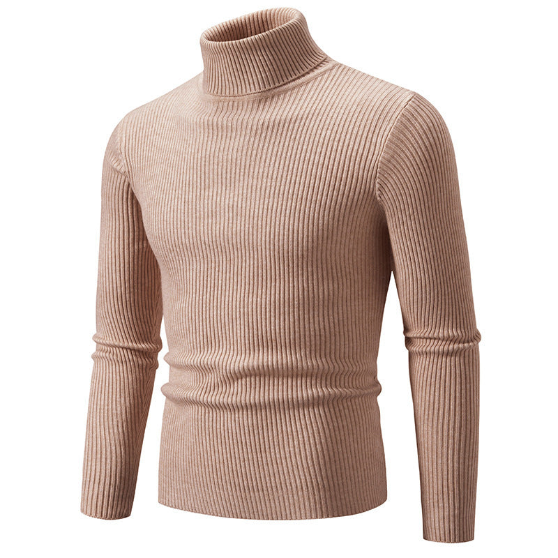 Herren feiner Rollkragenpullover aus langlebigem Strickmaterial Heidi-Mode