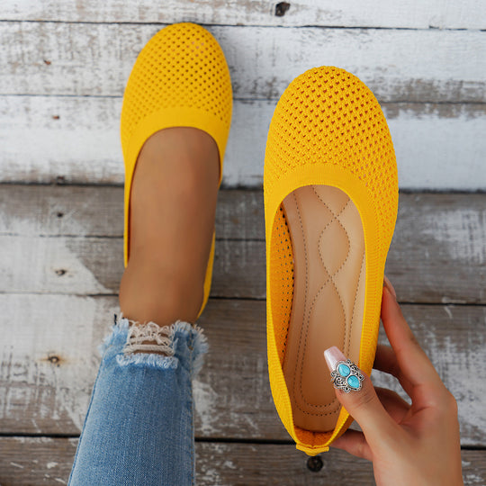 Damen bequeme Slipper aus atmungsaktivem Netzmaterial mit rutschfester Sohle Heidi-Mode