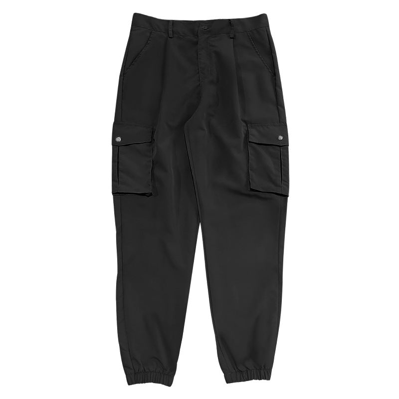 Herren Cargo-Hose mit  elastischem Bund und praktischen Taschen Heidi-Mode