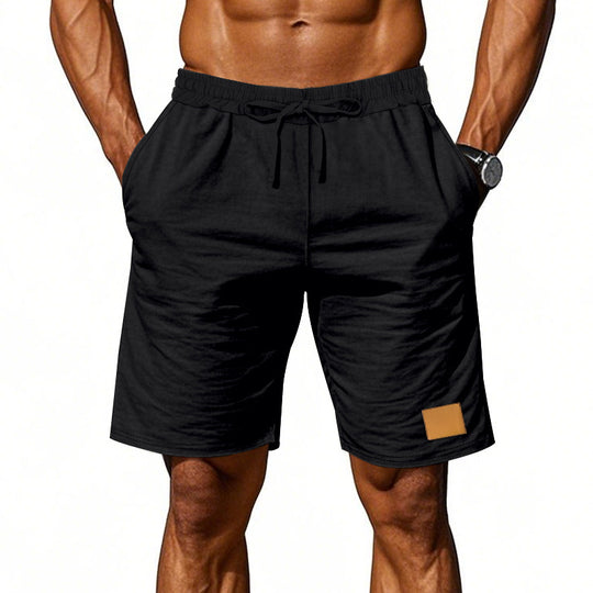 Herren bequeme Sport-Shorts mit elastischem Bund und praktischen Seitentaschen Heidi-Mode