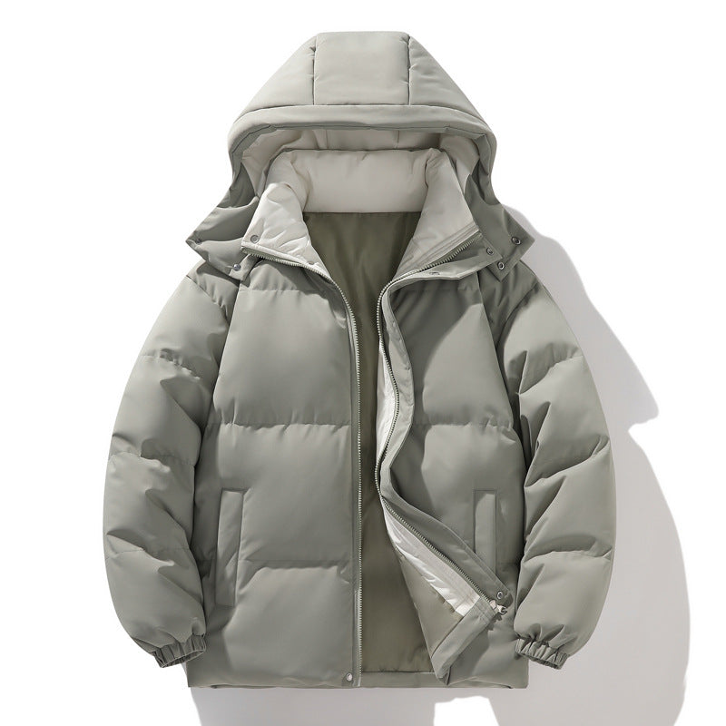 Damen isolierte Steppjacke mit Kapuze und hohem Kragen Heidi-Mode