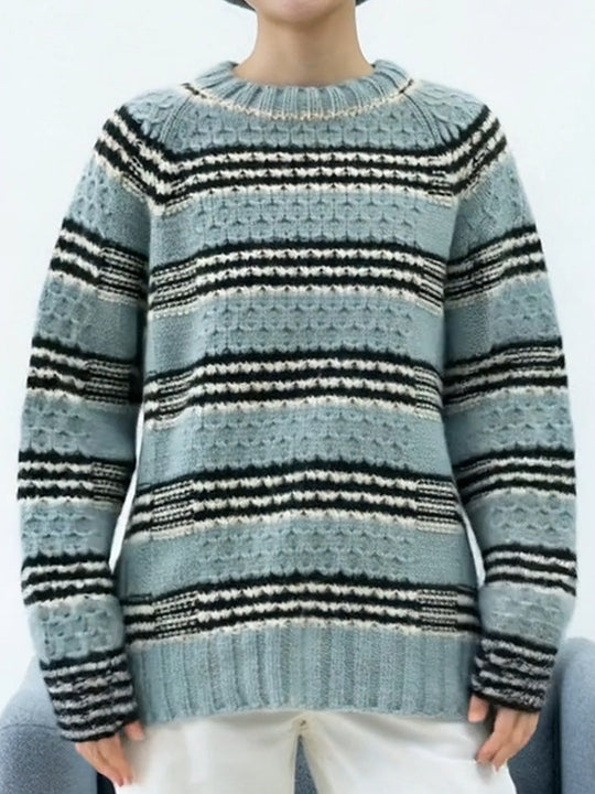 Damen gestrickter Pullover Heidi-Mode