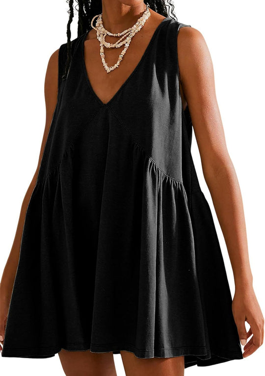 Damen Freizeitkleid aus leichtem, atmungsaktivem Material Heidi-Mode