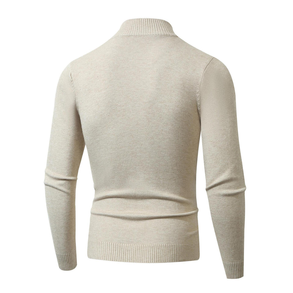 Herren V-Ausschnitt Pullover aus hochwertiger Baumwolle Heidi-Mode