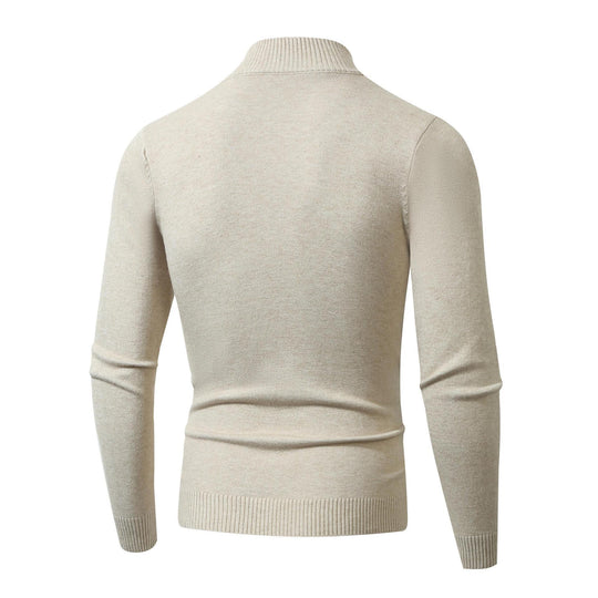 Herren V-Ausschnitt Pullover aus hochwertiger Baumwolle Heidi-Mode
