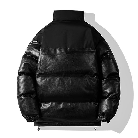 Damen isolierte Steppjacke mit hohem Kragen und elastischen Bündchen Heidi-Mode