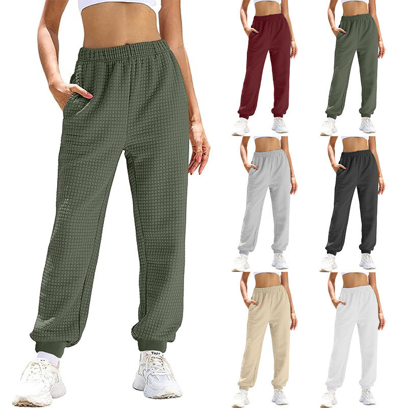 Damen Freizeit-Hose mit elastischem Bund und praktischen Taschen Heidi-Mode