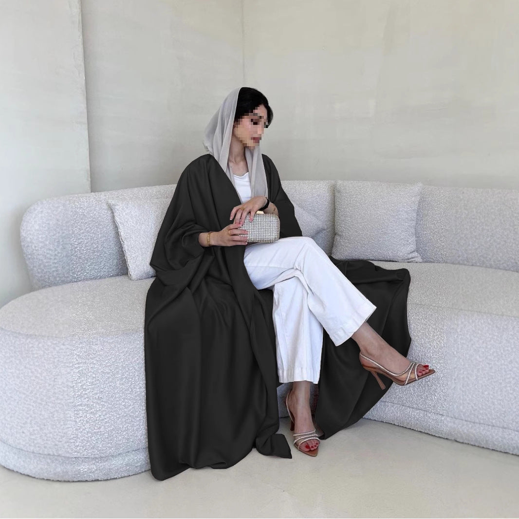 Damen Kaftan mit eleganter Kapuze und weitem Schnitt Heidi-Mode