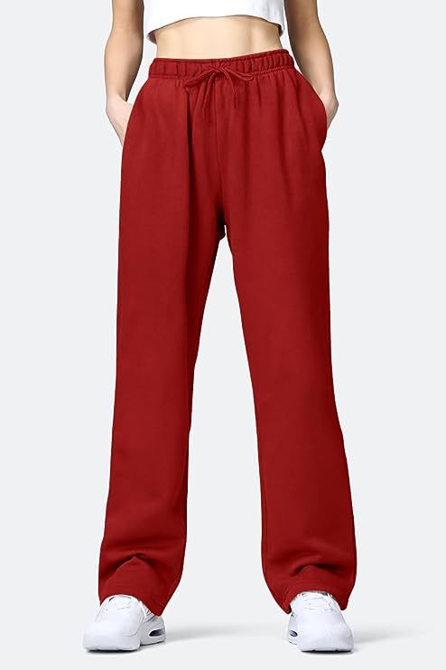 Damen bequeme Sporthose mit elastischem Bund und praktischen Taschen Heidi-Mode