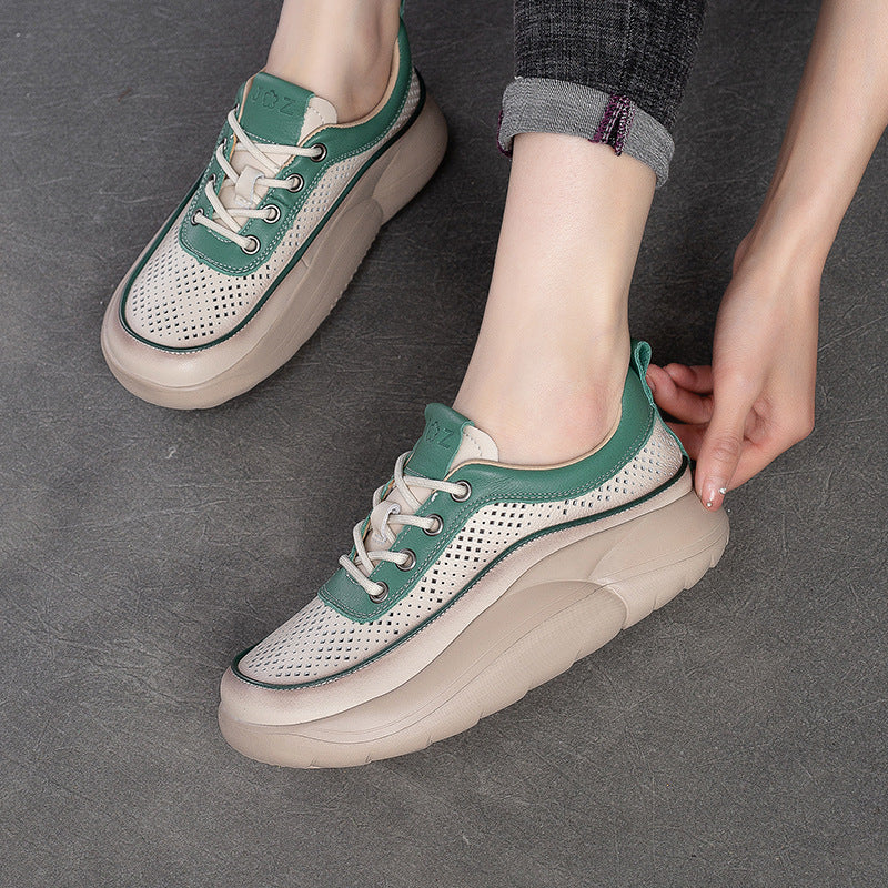 Damen Sneaker mit atmungsaktiver Netzoberfläche und dämpfender Sohle Heidi-Mode