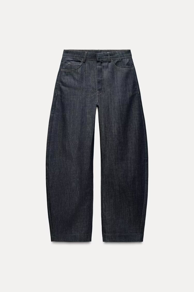 Damen Trendige Wide-Leg Jeans mit hohem Bund und lässigem Schnitt Heidi-Mode