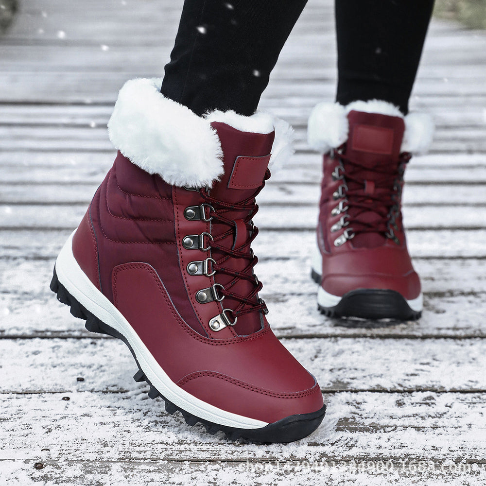 Damen Wasserfeste Winterstiefel mit Kuschelfutter Heidi-Mode