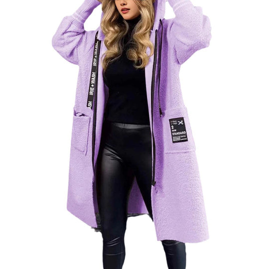 Damen Kuschelige Teddyjacke mit praktischen Taschen Heidi-Mode