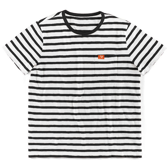 Herren gemustertes T-Shirt mit Brusttasche Heidi-Mode