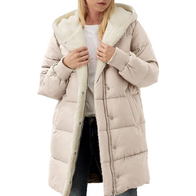 Heidi-Mode | Luxuriöse Wendbare Baumwolljacke mit Kapuze