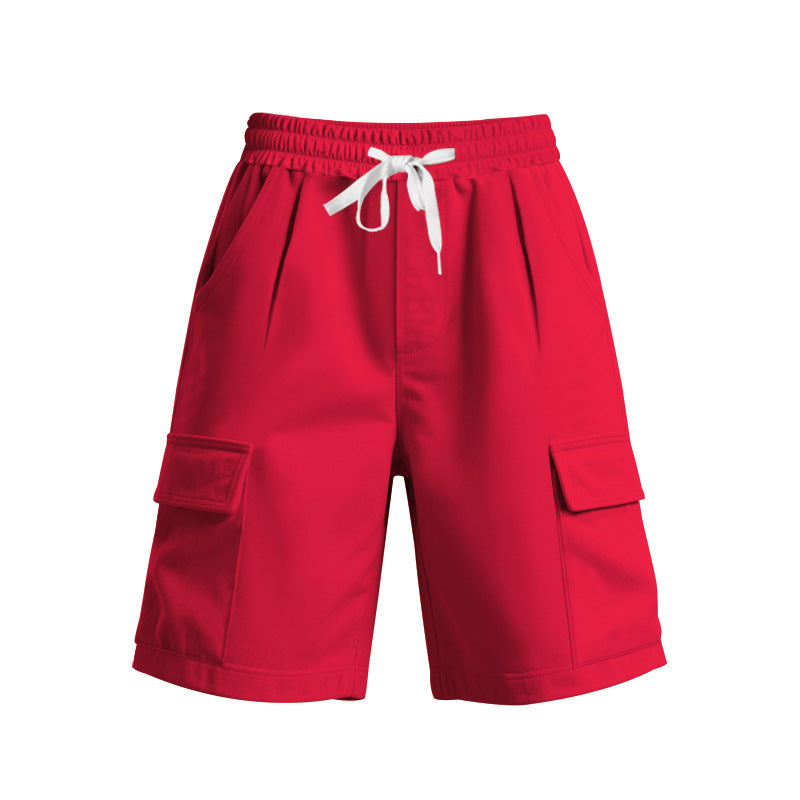 Damen komfortable Cargo-Shorts mit elastischem Bund und praktischen Seitentaschen Heidi-Mode
