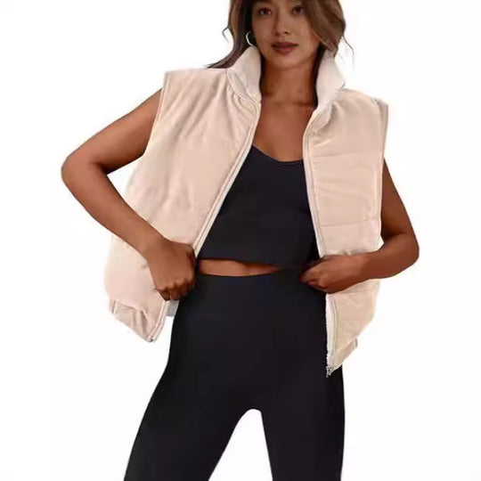 Damen Stepp-Weste mit weichem Innenteil Heidi-Mode