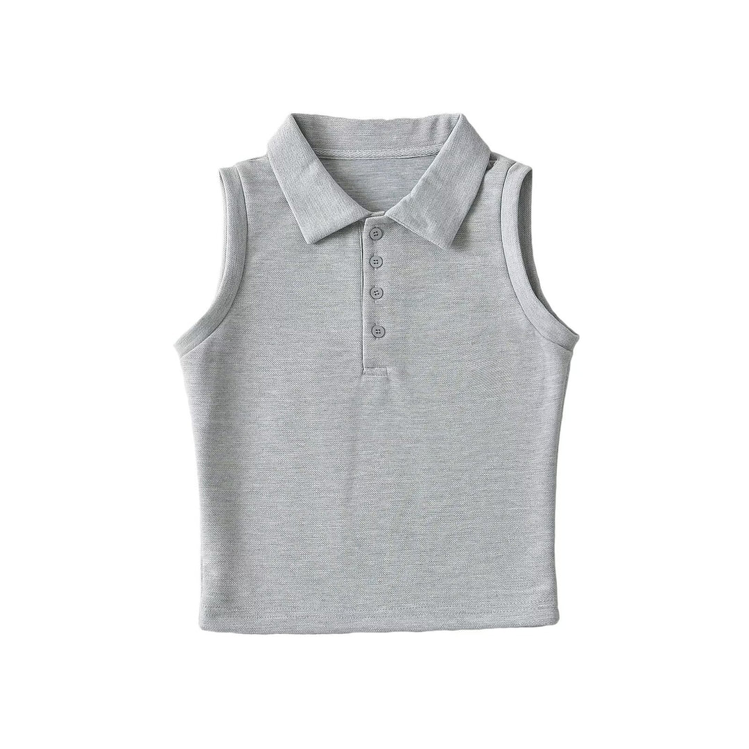 Damen Polo-Top ohne Ärmel mit feuchtigkeitsregulierender Funktion Heidi-Mode