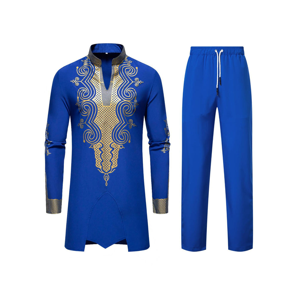 Herren traditionelles Outfit mit aufwendigem Muster Heidi-Mode