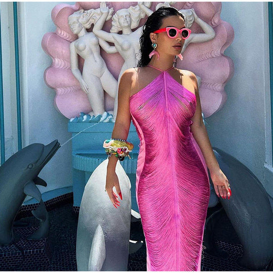 Heidi-Mode | Halfterhals Trägerloses Kleid