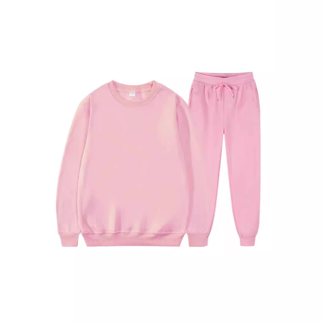 Damen Sportlicher Sweat-Anzug mit komfortablem Schnitt und elastischem Bund Heidi-Mode