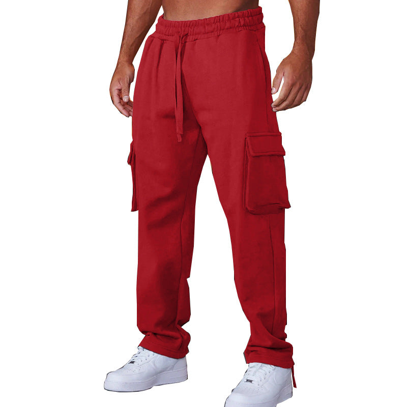 Herren Cargo-Jogginghose mit elastischem Bund und praktischen Seitentaschen Heidi-Mode
