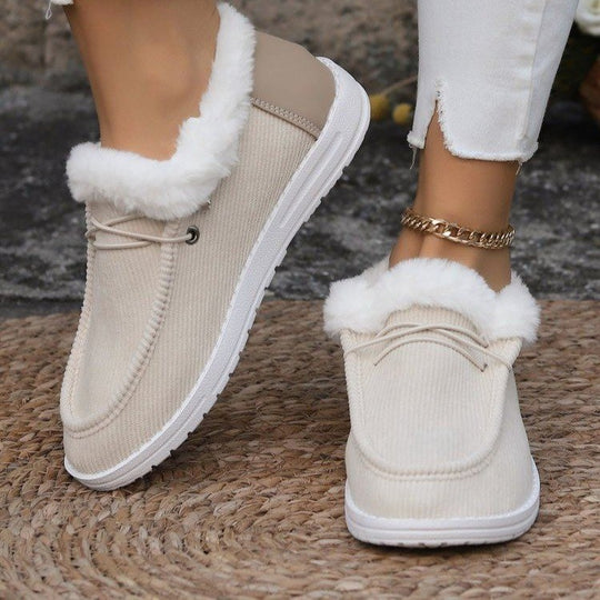 Damen Hausschuhe mit weichem Futter und rutschfester Sohle Heidi-Mode