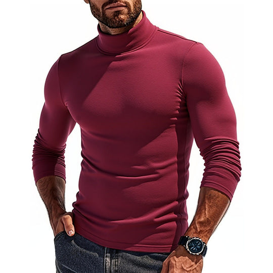 Herren Rollkragenpullover im modernen Design Heidi-Mode