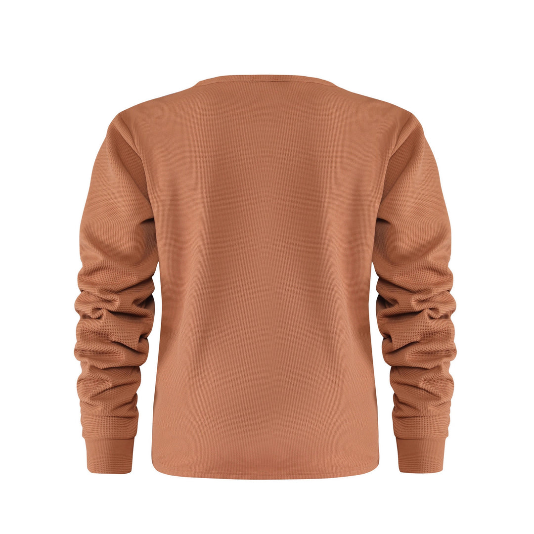 Herren Langarmshirt aus strukturiertem Material Heidi-Mode