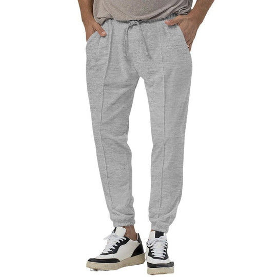 Herren Sportliche Jogginghose mit praktischem Kordelzug und atmungsaktiver Struktur Heidi-Mode