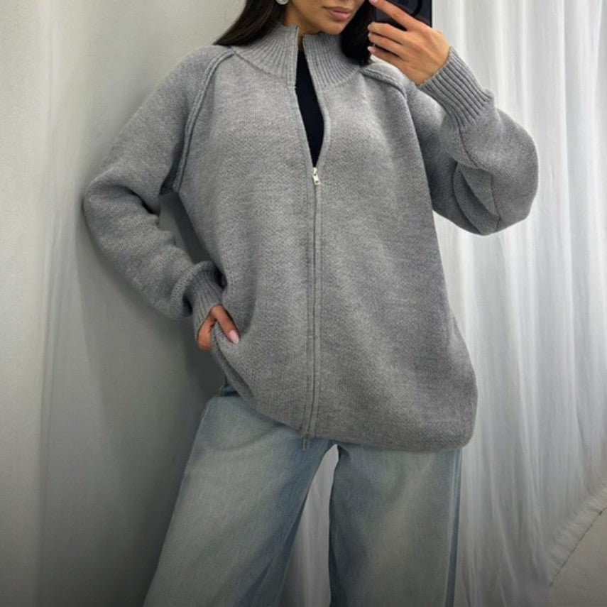 Damen modischer Strickpullover Heidi-Mode