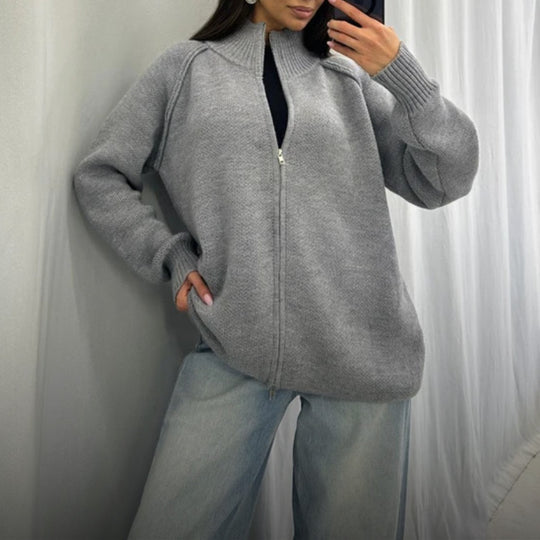 Damen modischer Strickpullover Heidi-Mode