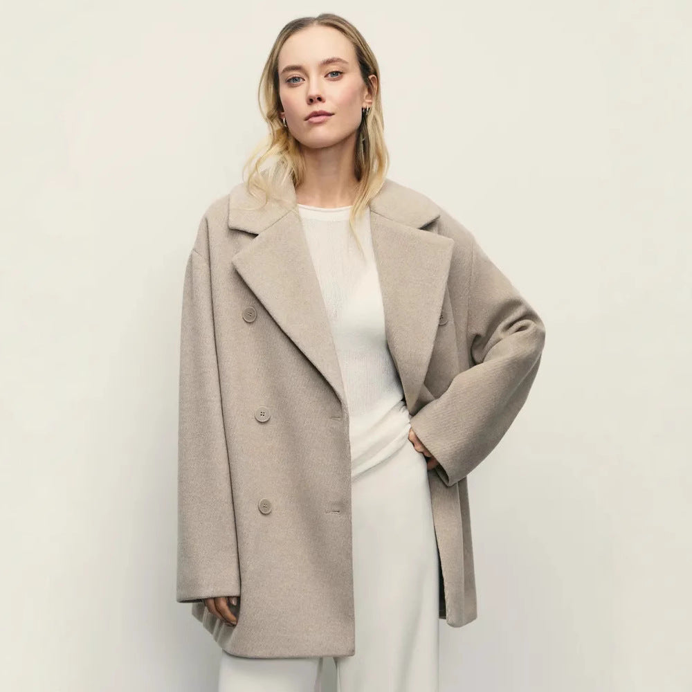 Damen Elegante Doppeltüra-Manteljacke Heidi-Mode