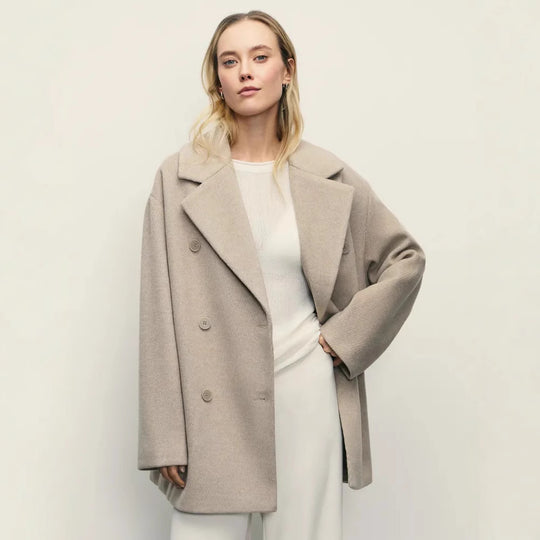 Damen Elegante Doppeltüra-Manteljacke Heidi-Mode