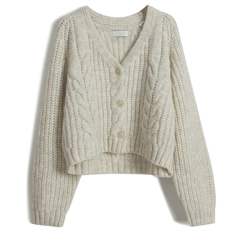 Damen Kuscheliger Strickcardigan mit dekorativem Zopfmuster Heidi-Mode