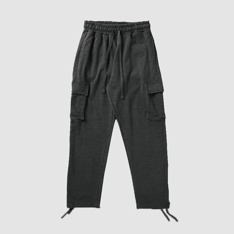 Herren Cargo-Jogginghose mit elastischem Bund und praktischen Seitentaschen Heidi-Mode