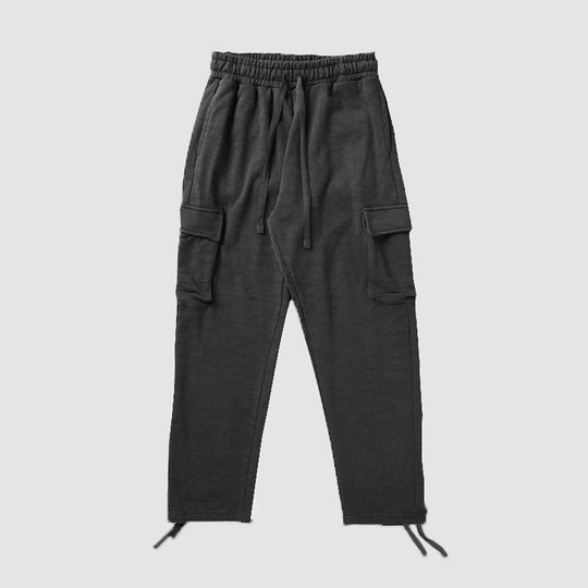 Herren Cargo-Jogginghose mit elastischem Bund und praktischen Seitentaschen Heidi-Mode