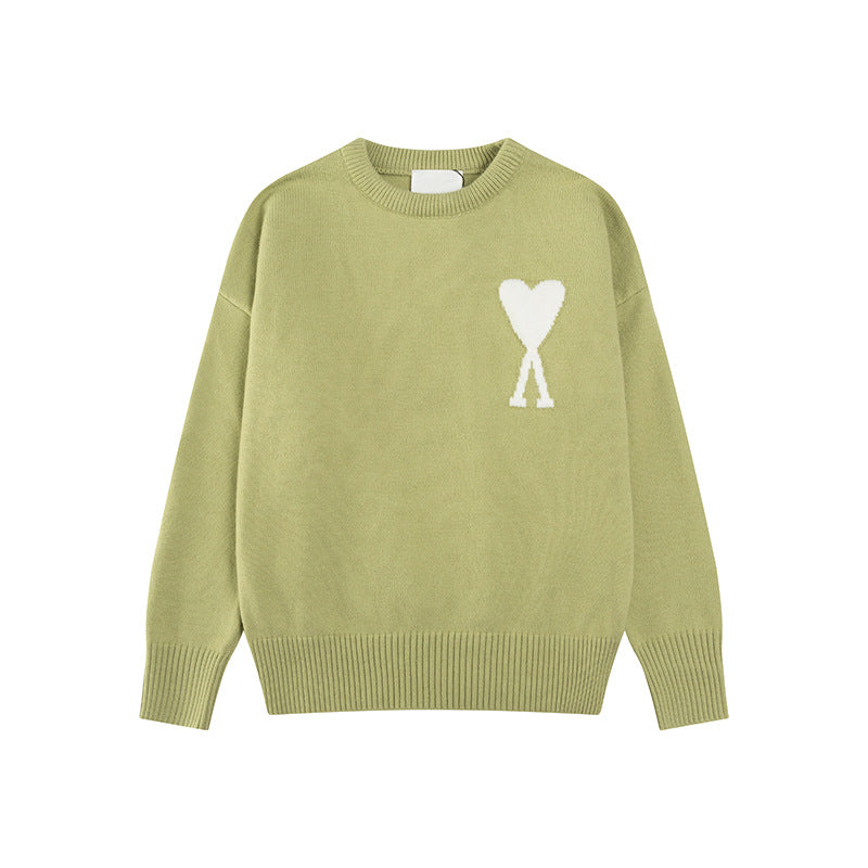 ✅ Heidi-Mode | Herzbestickter Damenpullover