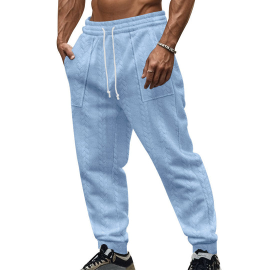 Herren Bequeme Trainingshose mit seitlichen Taschen und regulierbarem Kordelzug Heidi-Mode