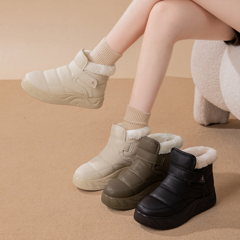 Damen Isolierte Kunstfellgefütterte Stiefeletten Heidi-Mode