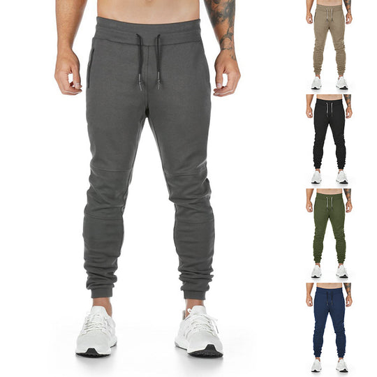 Herren funktionale Sport-Jogginghose mit atmungsaktiven Einsätzen und integriertem Kordelzug Heidi-Mode
