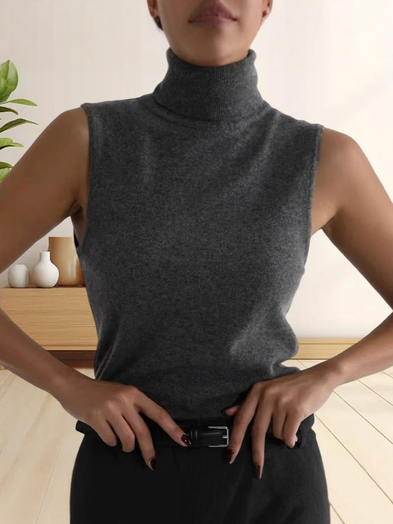 Damen Strickoberteil mit eleganter Knopfleiste und modernen Details Heidi-Mode