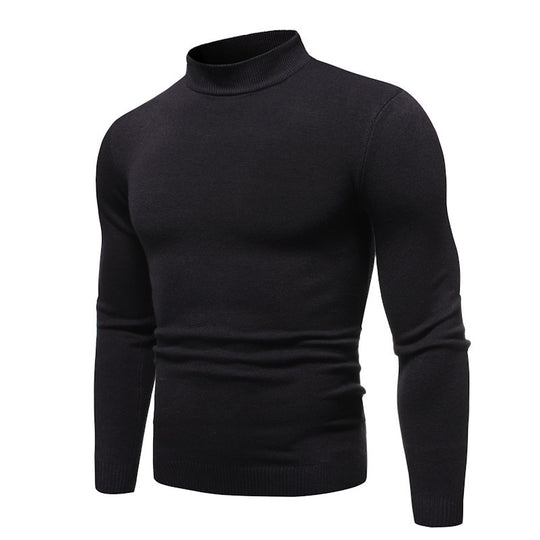 Herren zeitloser Rollkragenpullover Heidi-Mode