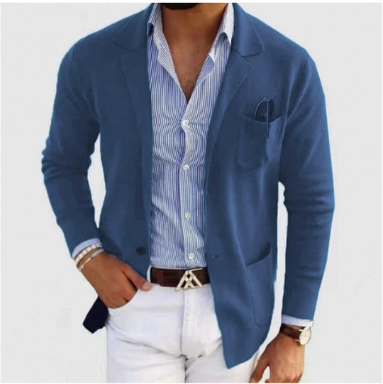 Herren eleganter Strickblazer Heidi-Mode