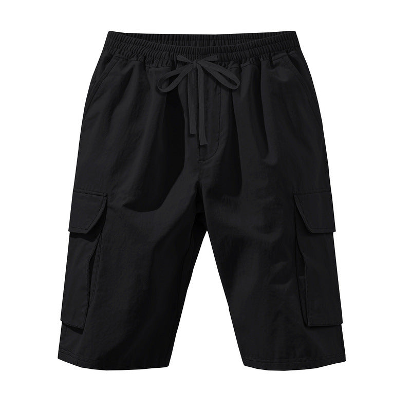 Herren Cargo-Shorts mit elastischem Bund und praktischen Seitentaschen Heidi-Mode 1757709064